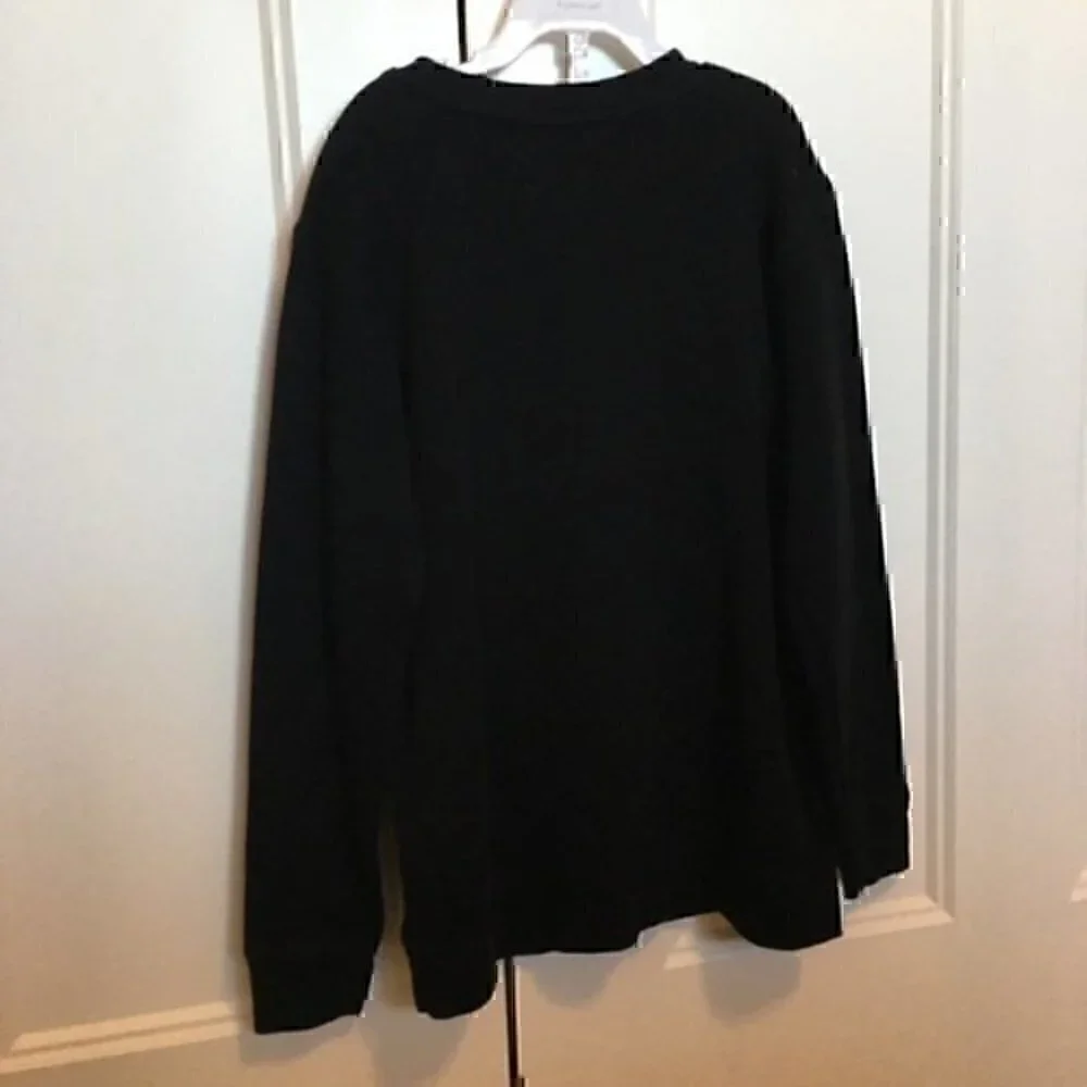 Boys size 8 medium Old Navy black sweatshirt
